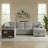 117" Modular Sectional Sofa With Storage Chaise, Pull-Out Bed, And Bookcase –  Corduroy Upholstery-121095277