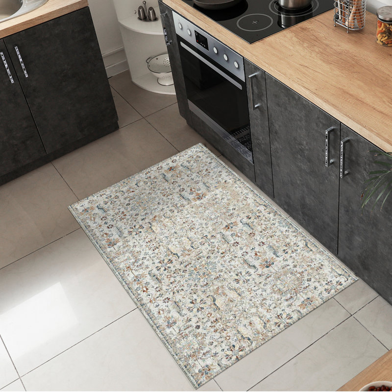 Davanti Vinyl Floor Mat - Kilim Collection, Rectangle 2' x 3'