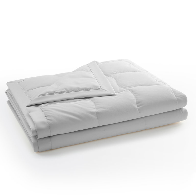 Couverture pour lit en duvet d'oie Pacific Coast, Grand lit, Light Gray