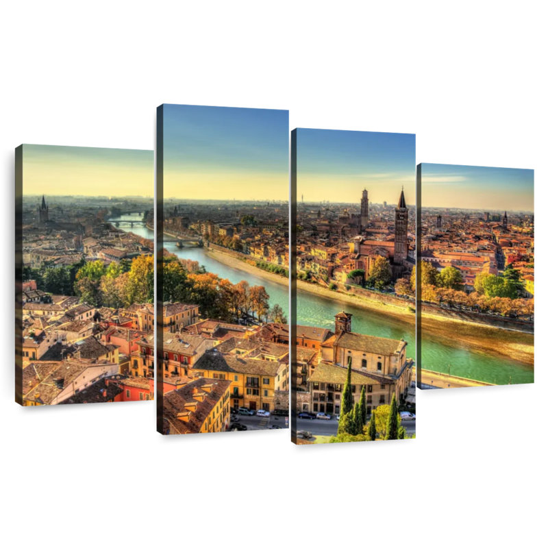 Sireci Verona Cityscape, 54" H x 84" W