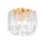 Varenna Semi Flush in Vintage Gold Leaf