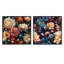 Gorecki - Ensemble de 2 collages floraux carrés-101844736-101844737