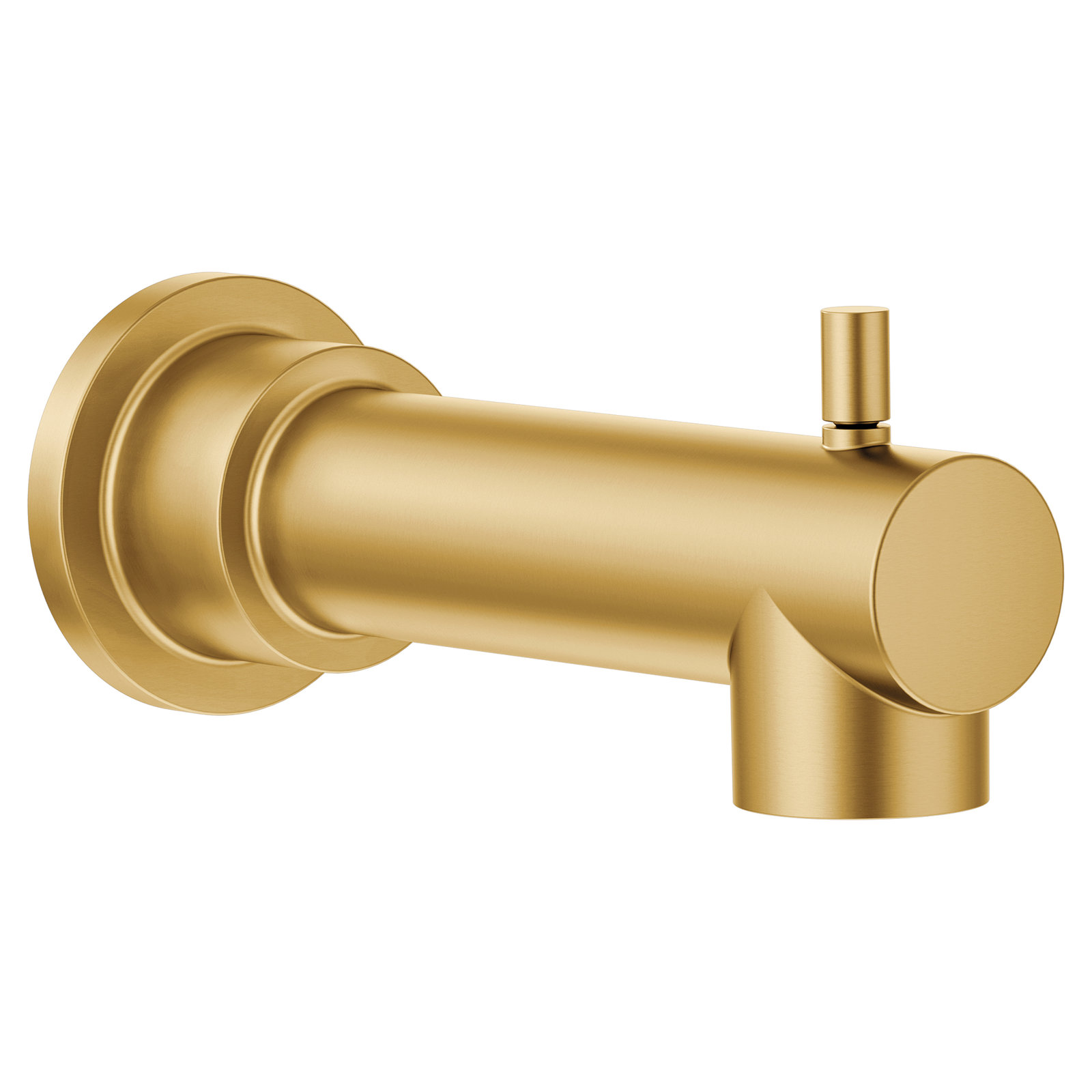 Align Wall Mounted Tub Spout with Diverter, Brushed Gold