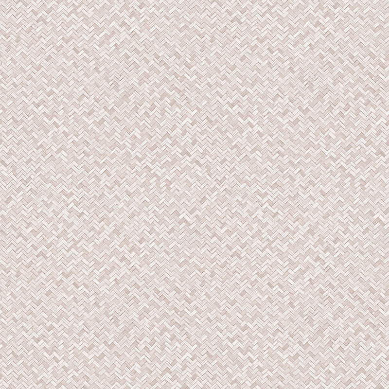 Amogh Collection Herringbone Weave 10.05m x 53cm Wallpaper Roll, Pink