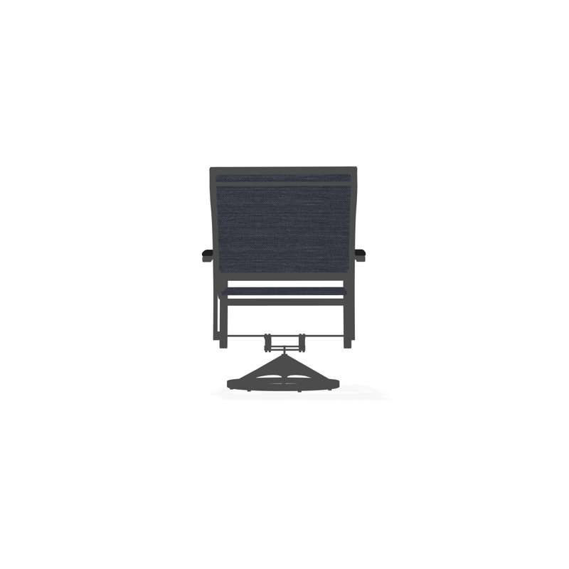Bazza Outdoor Dining Chair, Augustine Denim, Graphite