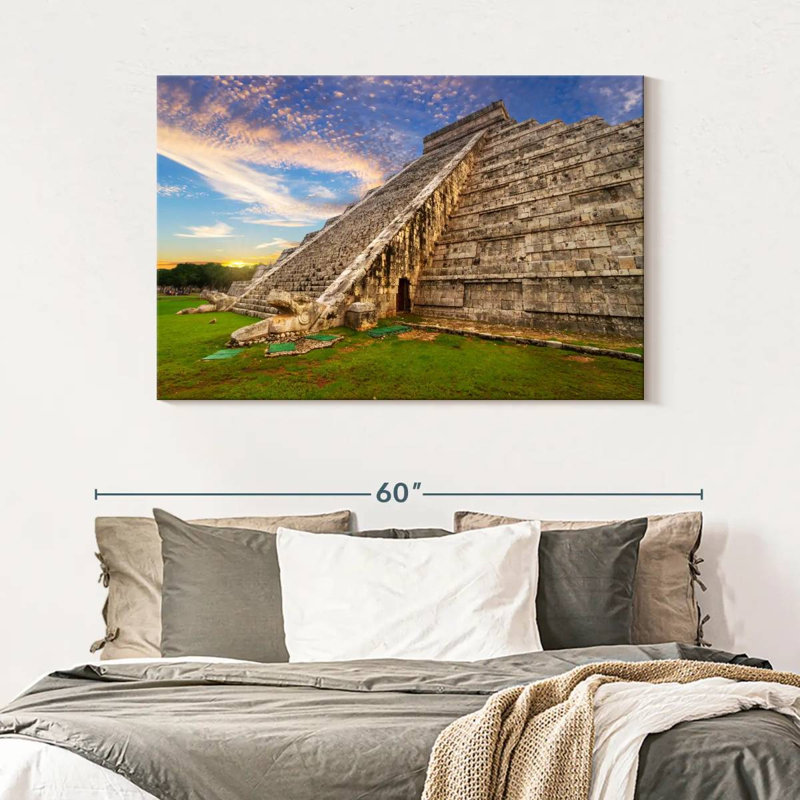 Adella Kukulcan Step Pyramid, 32" H x 48" W