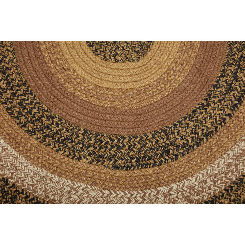 Kettle Grove Jute Rug Half Circle 16.5X33