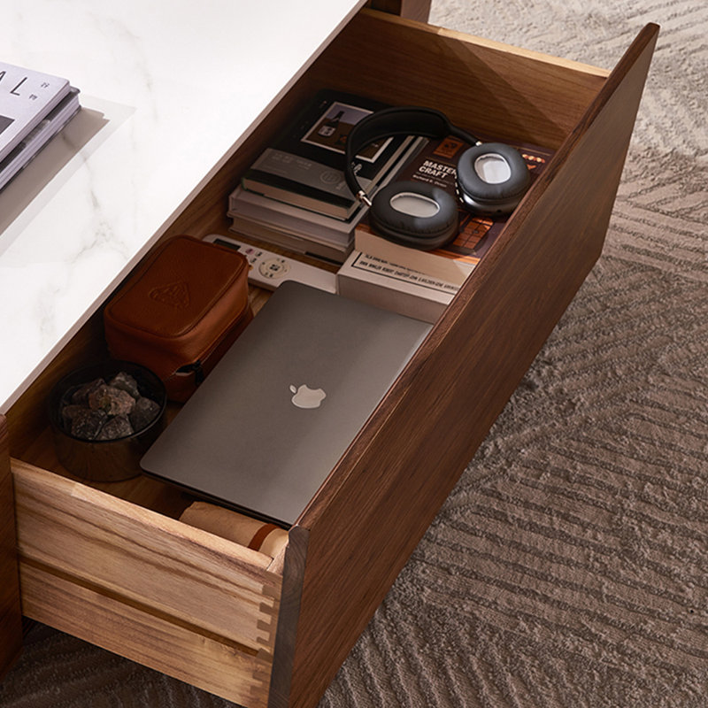 Table basse Minimalist, H 12,6 po x L 31,5 po x l 31,5 po