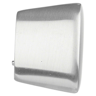 Plastic, Wood And Metal Door Handles & Knobs Metal Manhantan Silver Knob