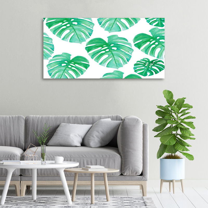 Monstera - No Frame Print on Canvas