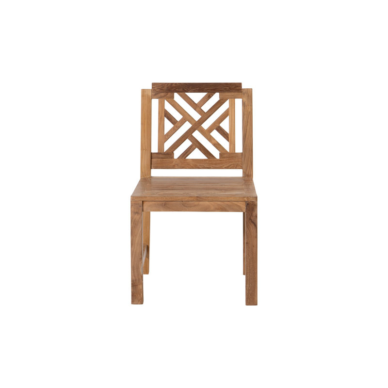 Monterey Fabric Mission Back Side Chair, White