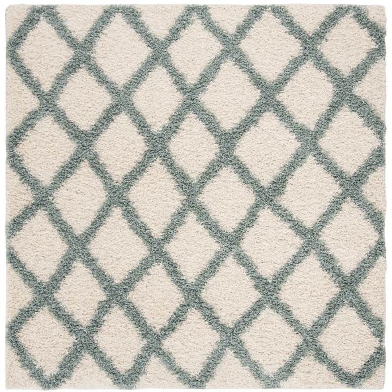 Skyleen Shag Performance Geometric Rug, Square 6'