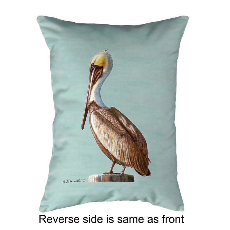  Coussin intérieur / extérieur Pelican, Bleu sarcelle