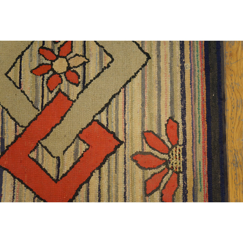 Tapis crocheté Antique