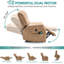Fauteuil de massage inclinable électrique chauffant Hawking-2114563951