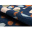 Tapis bleu marine tissé à plat à la main Jem Terri-45257175