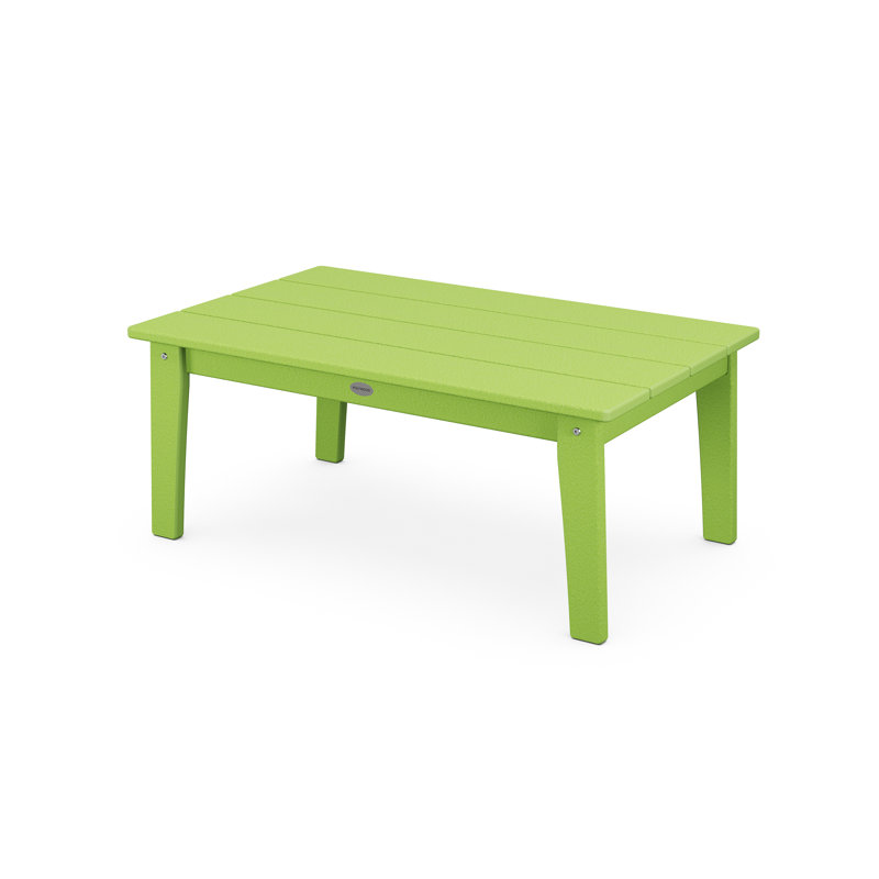 POLYWOOD x Sol 72 Coffee Table, Lime