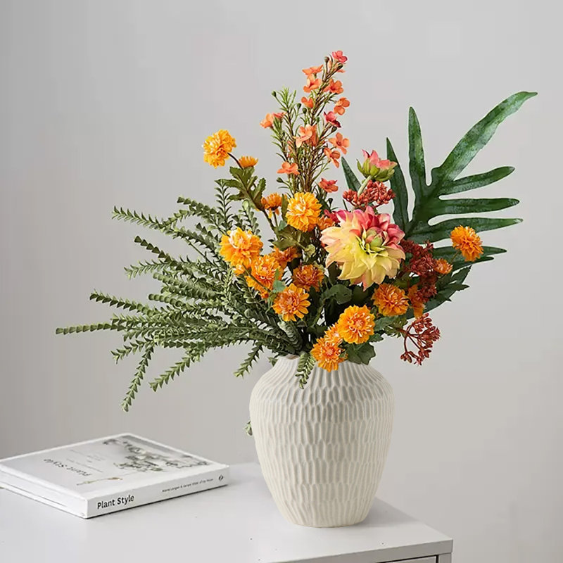 Vase en céramique pour décoration intérieure, Gris