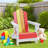 High Density Polyethylene Mini Foldable Adirondack Chair-2013474484