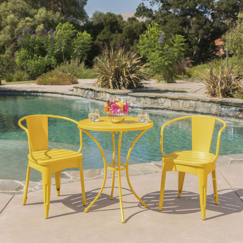 3 Pc Kd Metal Set, Yellow