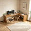 Bureau en bois massif en L Burlywood-1956325028-1956325034