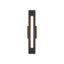 Modern Black Rectangular Linear LED Outdoor Wall Light