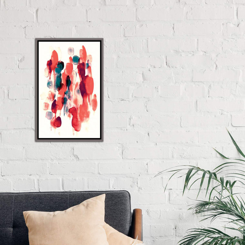 «Day and Night» par Lesia Binkin - reproduction d'art, H 40 po x l 26 po x P 1,5 po, Toile encadrée de bois rustique foncé