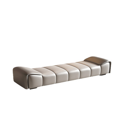 Reshunda Leather Match Upholstered Bench