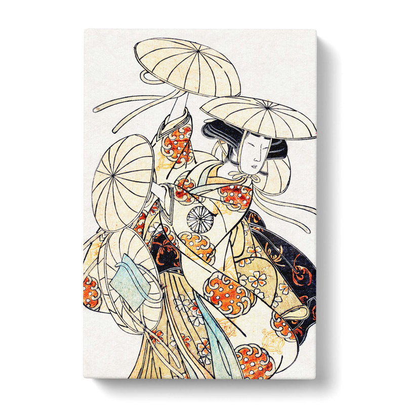 Dancer by Pierre-Joseph Redoute - Wrapped Canvas Painting, 50cm H x 35cm W x 3cm D