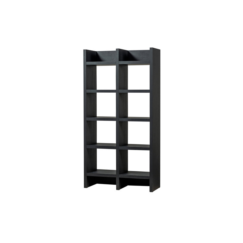 Timo 195cm H Wood Standard Bookcase, (10 Shelves) 76.77" H x 39.37" x 15.75" D