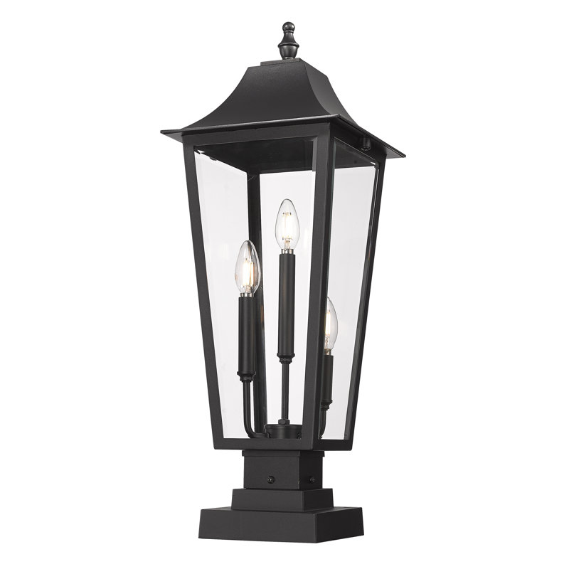 Luminaire d'extérieur 3 lumières Barling, H 27,75 po x l 10 po x P 10 po