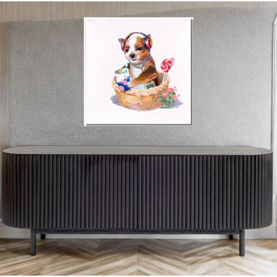 Relaxing Dog 50% Hand-Painting