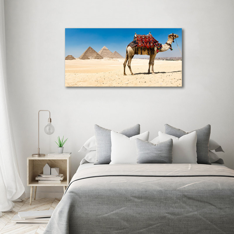 Camel In Cairo - Wrapped Canvas Print