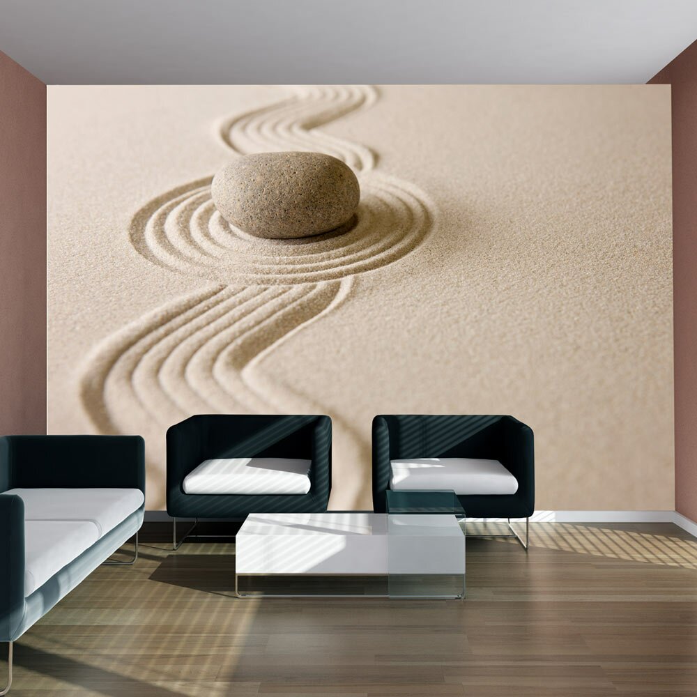 Fototapete Zen sand garden 154 cm x 200 cm