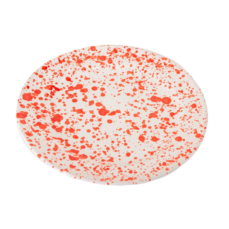 Assiette plate Taverna, ensemble de 4, Rouge