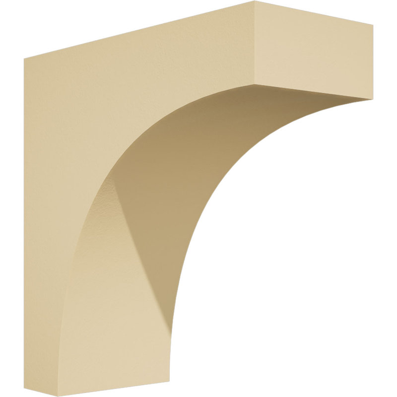 Corbeau en uréthane standard Stockport Signature, brun clair apprêté, H 12 po x l 5 po x P 12 po