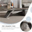 Bureau de direction 86,61 po style brun-661016676