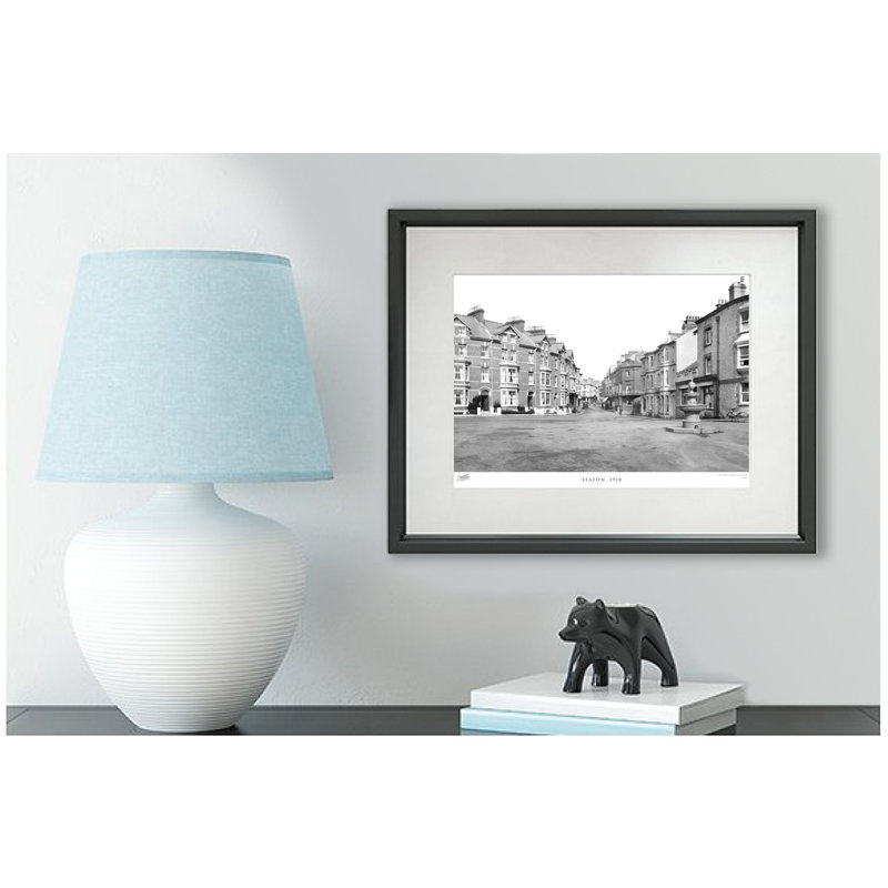 Seaton, 1918 by Francis Frith - Single Picture Frame Print, 28cm H x 36cm W x 2.3cm D