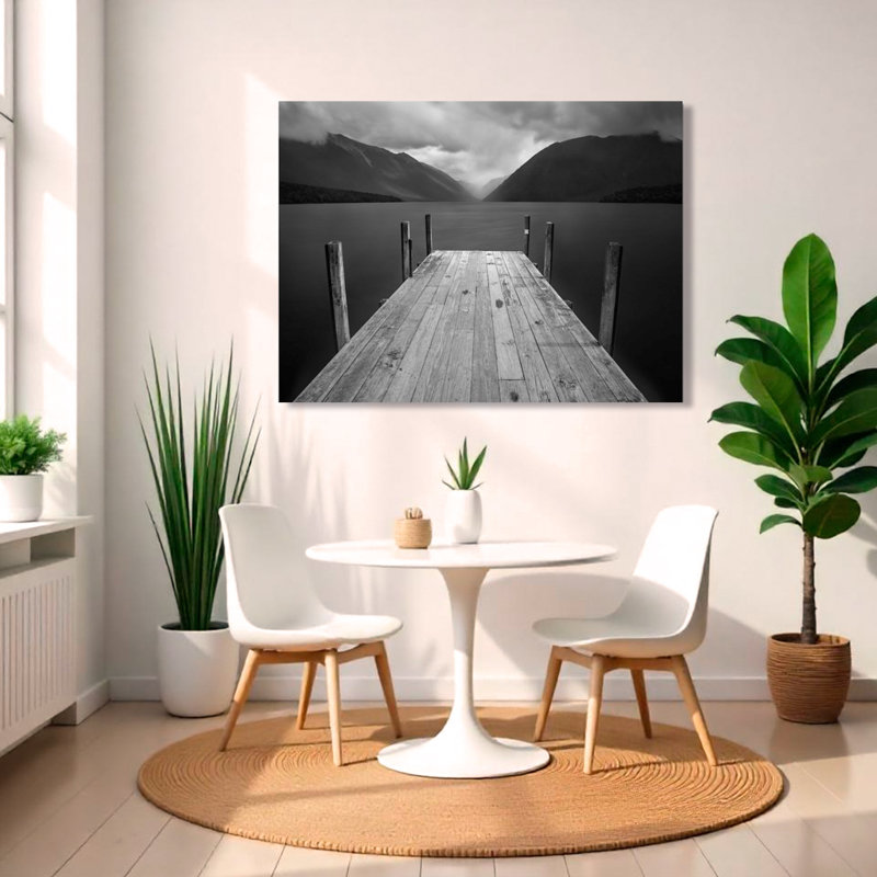 " The Lake " by Yan Zhang, 12" H x 16" W x 1" D
