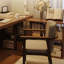 Bureau rectangulaire en bois massif brun noisette-1145623488-1145623494