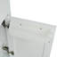 Meuble-lavabo de 30 pouces avec lavabo en céramique et grand rangement, meuble-lavabo