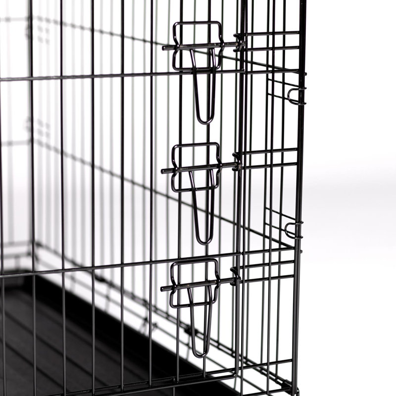 Extra Large Black Heavy-Duty Wire Dog Crate