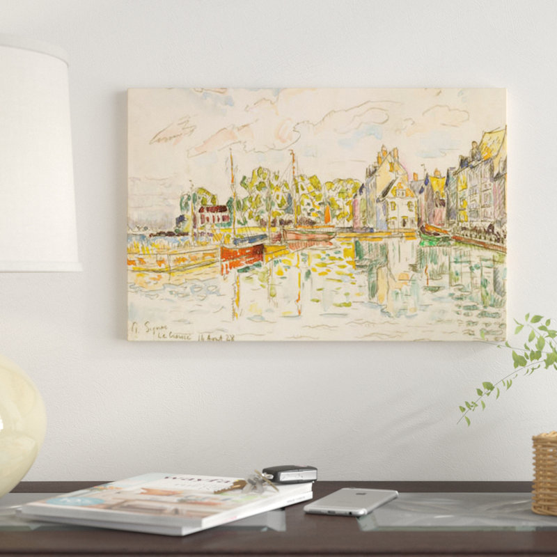 « le croisic i », reproduction sur toile, H 26 po x l 40 po x P 1,5 po