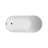 55.3" X 28.3" Freestanding Soaking Bathtub-86772434