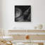 Décoration murale rétro en vinyle noir et argent - Reproduction d'art encadrée sur toile-266972678-266972675