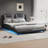 Upholstered Platform Bed With Led Light-841088954-841088933