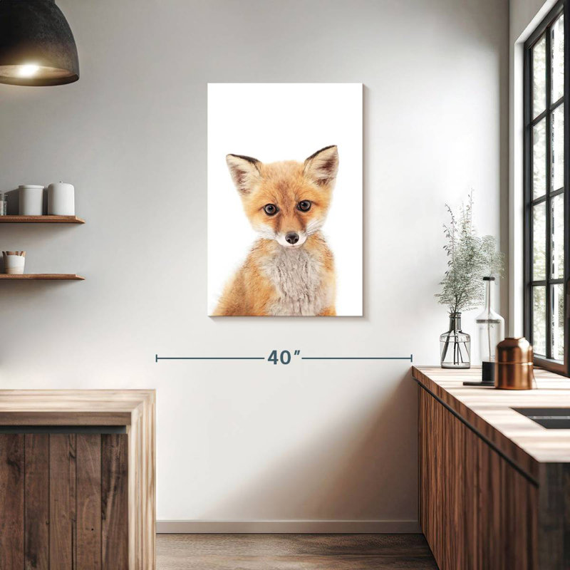 Brampt Baby Fox, 36" H x 24" W