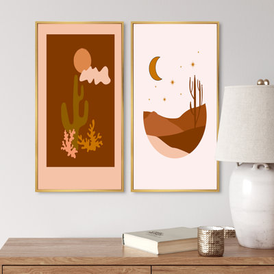 Tropical Boho Wildlife Decor IV - ensemble de 2 reproductions