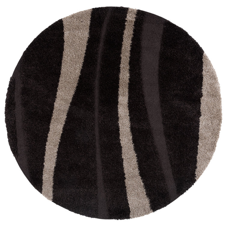 Angle Shag Performance Abstract Rug