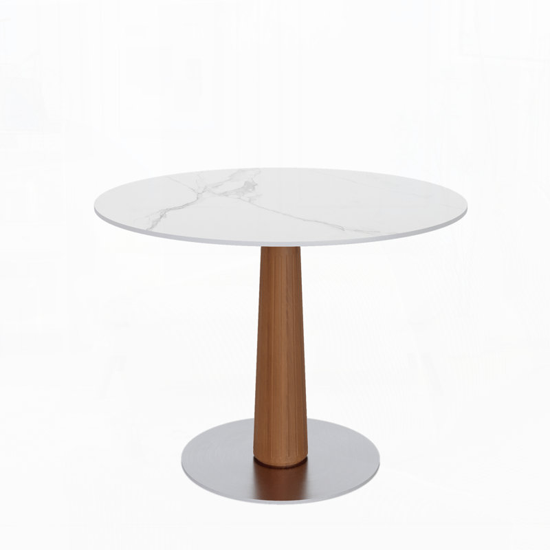 Table bistro Farmhouse, Blanc / Gris